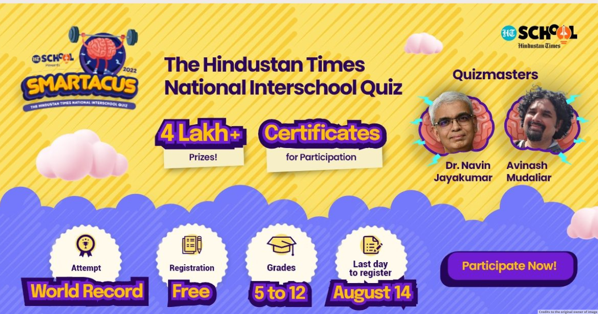 Celebrating Azadi Ka Amrit Mahotsav with Smartacus 2022, the Hindustan Times National Interschool Quiz
